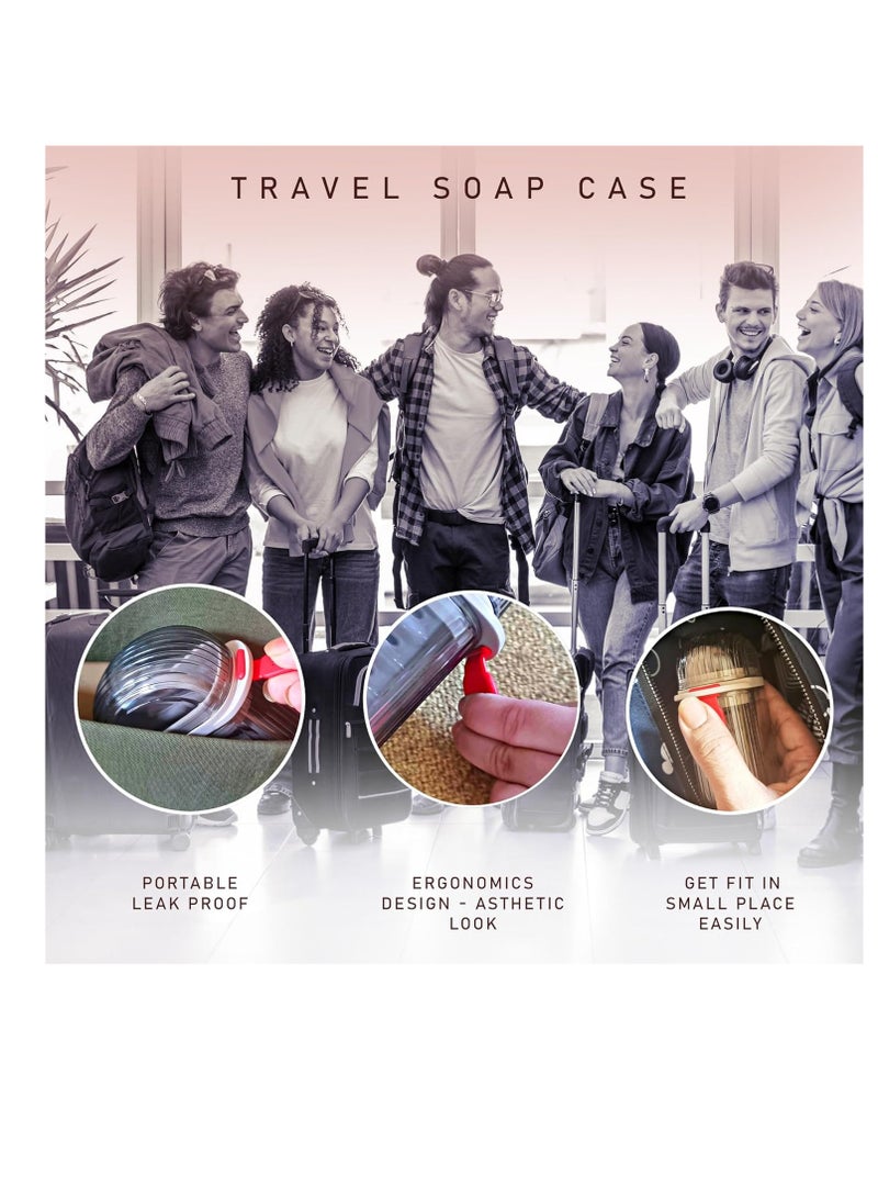 A practical and leak-proof soap dish suitable for travel and for drying soap in bathrooms and gyms. - Image 3